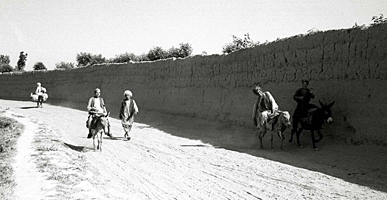 農地は高い土塀でかこまれていた