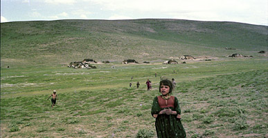 遊牧民の子ども