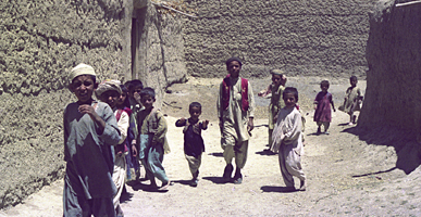 カーブルから４０キロ南の村