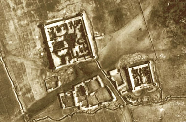 ガルエ（1957年の航空写真）　ヘイラーバード村航空写真画像