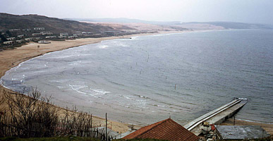 黒海　ボスポラス海峡付近