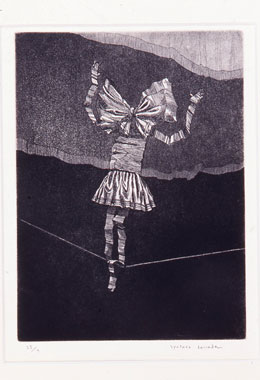 サーカス1（1975年）235×180ミリ　エッチング