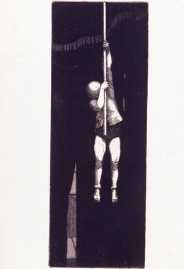 サーカス2（1975年）325×120ミリ　　エッチング